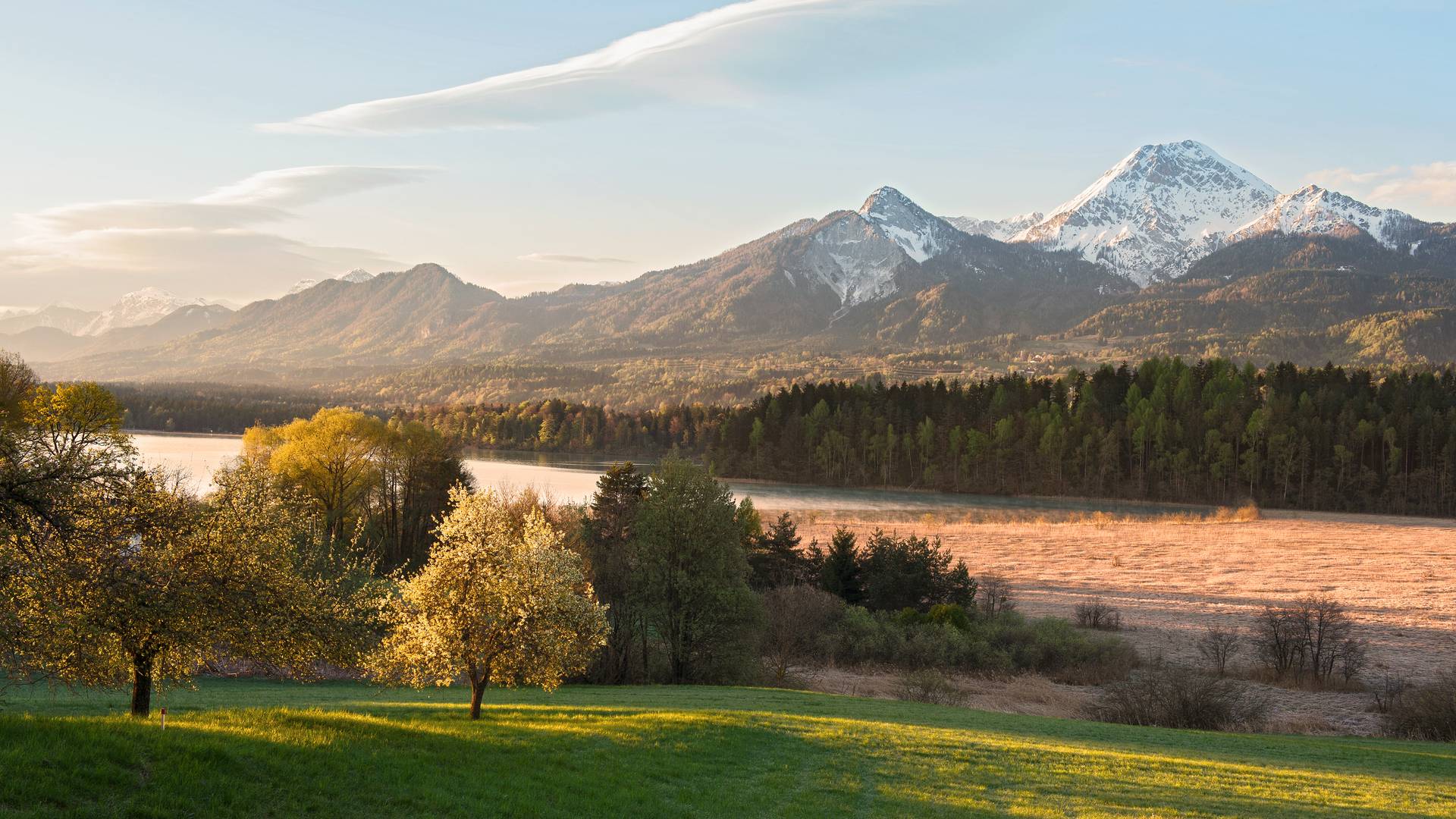 <p>Faaker See mit Mittagskogel</p>