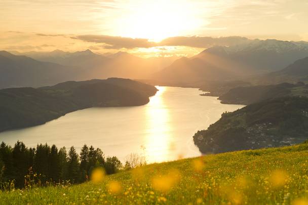 <p>Slow Trails in der Region Millstätter See, Blick vom Mirnock</p>