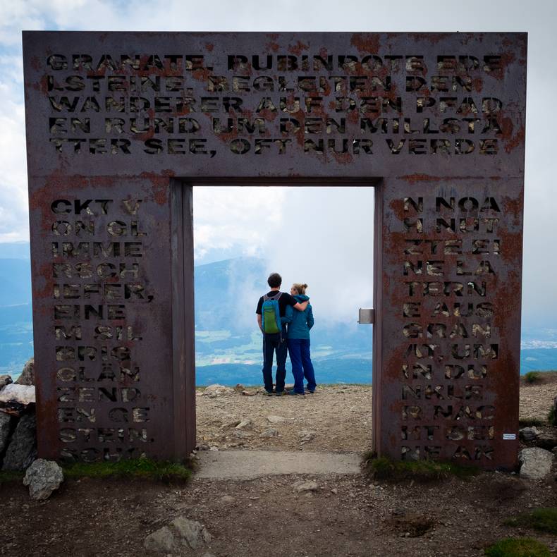 <p>Urlaub zu zweit am Millstätter See, Biwak am Campingplatz; Sabrina Schütt, Granattor</p>