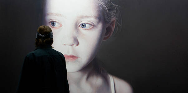 Gottfried Helnwein im Werner Berg Museum in Bleiburg