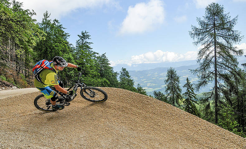 Mountainbike am Flow Country Trail 