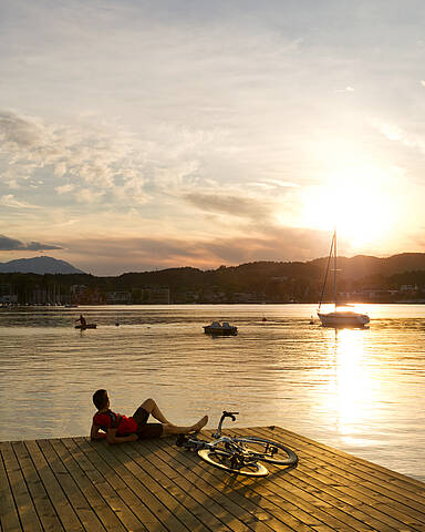 Rennradgenuss am Woerthersee