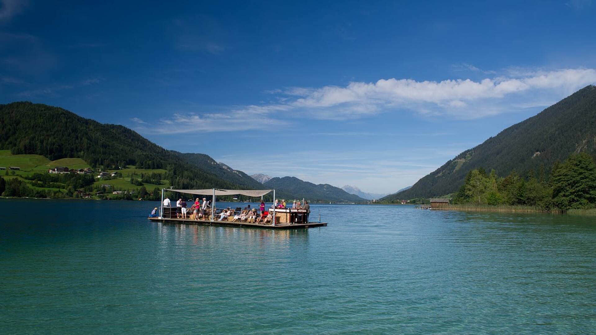 Genussfloß am Weissensee