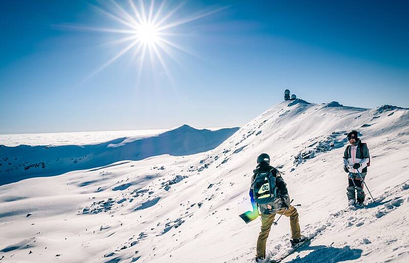 Mit Luca Tribondeau Freeriden auf der Koralpe