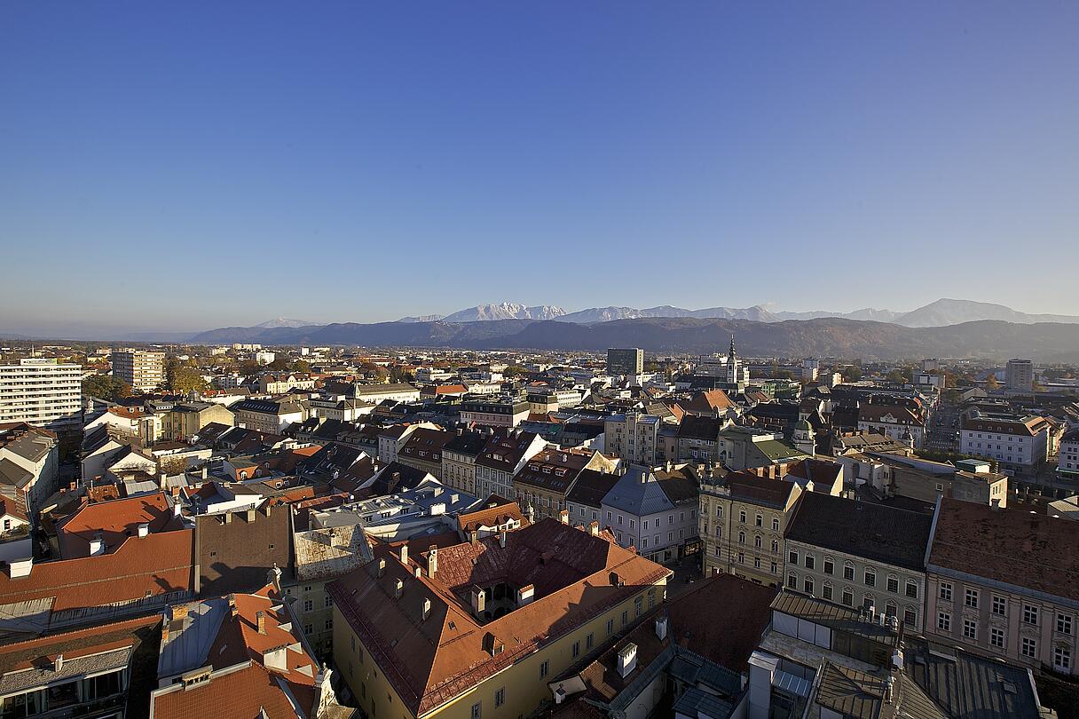 Blick über Klagenfurt Blick über Klagenfurt