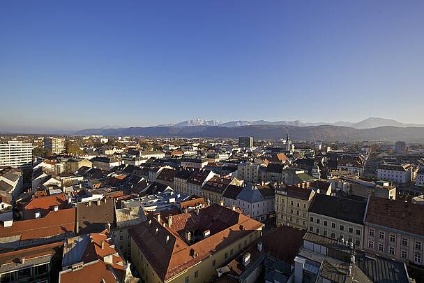 Blick über Klagenfurt