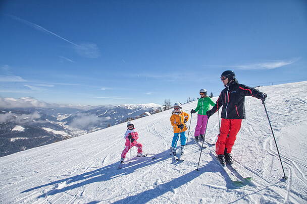 Skifahren in Bad Kleinkirchheim mit der ganzen Familie