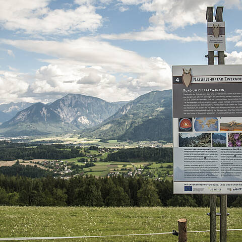 Zwergorheulen Naturlehrpfad in Köttmannsdorf im Rosental