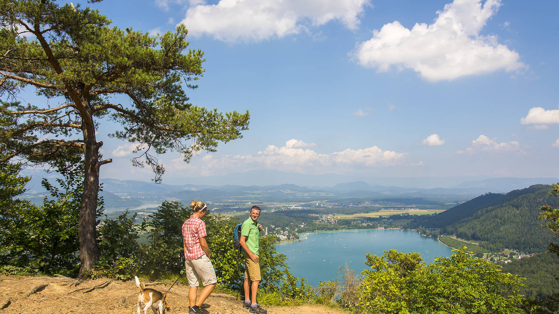 Blick auf den Klopeiner See - Südkärnten