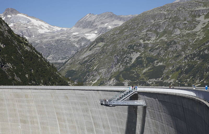 Motorradland Kärnten, Kölnbreinsperre mit Airwalk