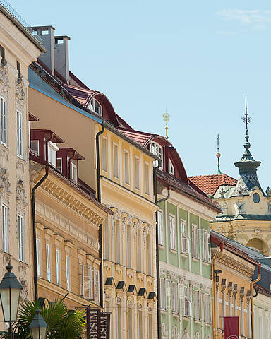 Klagenfurt Altstadt Fassaden