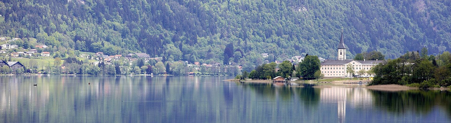 Ossiach mit dem Stift Ossiach in der Region Villach