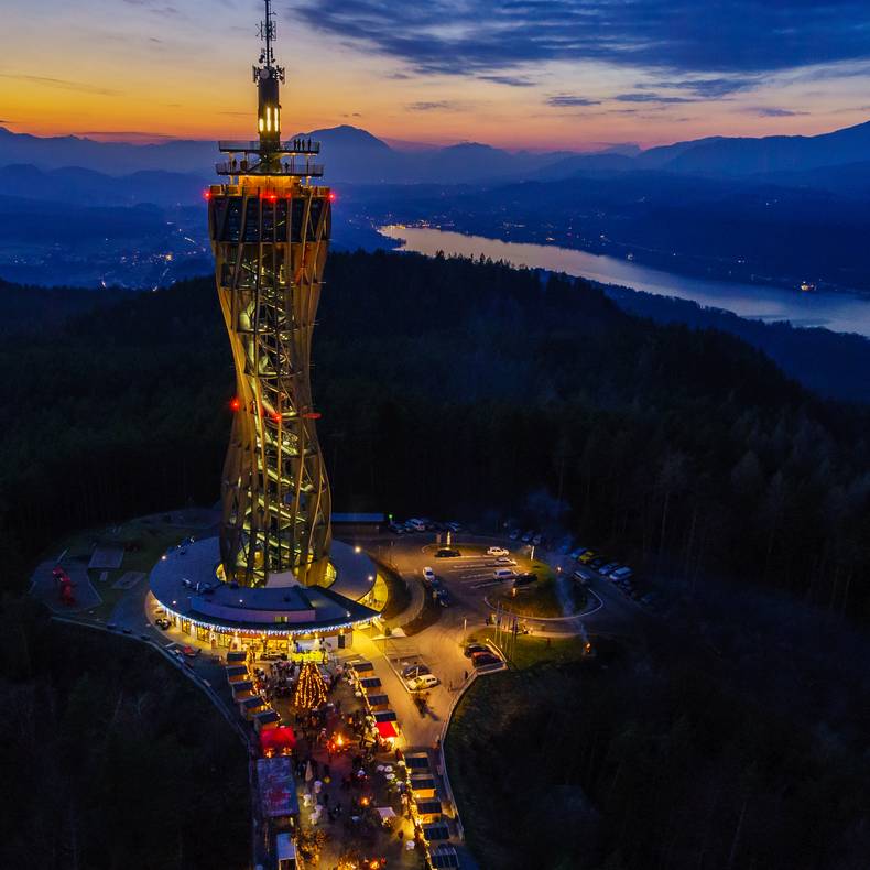 Pyramidenkogel im Advent