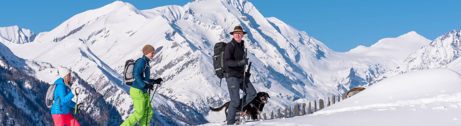 Heiligenblut, Nationalpark Hohe Tauern, Schneeschuhwandern