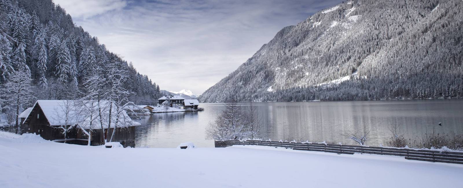 Weissensee Winterlandschaft