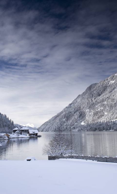 Weissensee Winterlandschaft