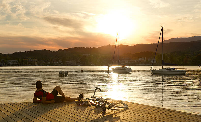 Rennradgenuss am Woerthersee