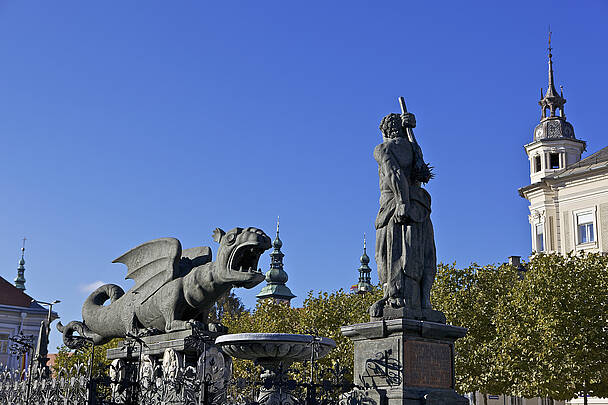 Lindwurm und Herkules