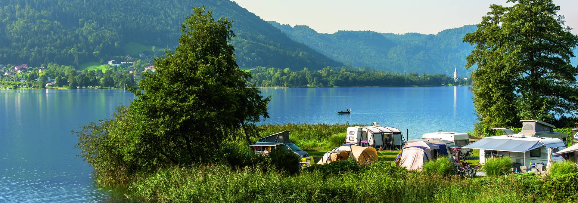 <p>Camping in Kärnten, Seecamping Hoffmann</p>