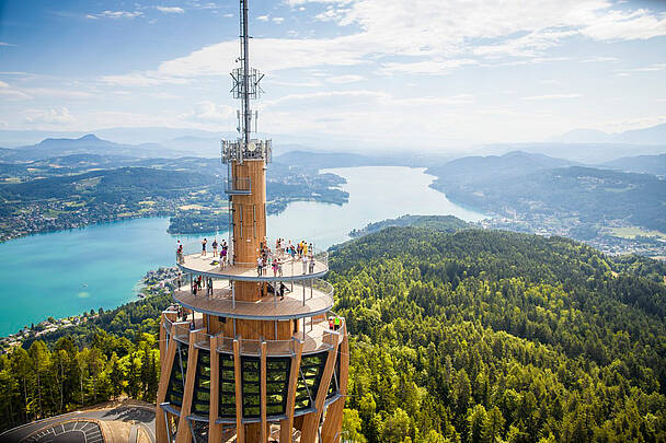 Pyramidenkogel in Keutschach am See in der Region Wörthersee