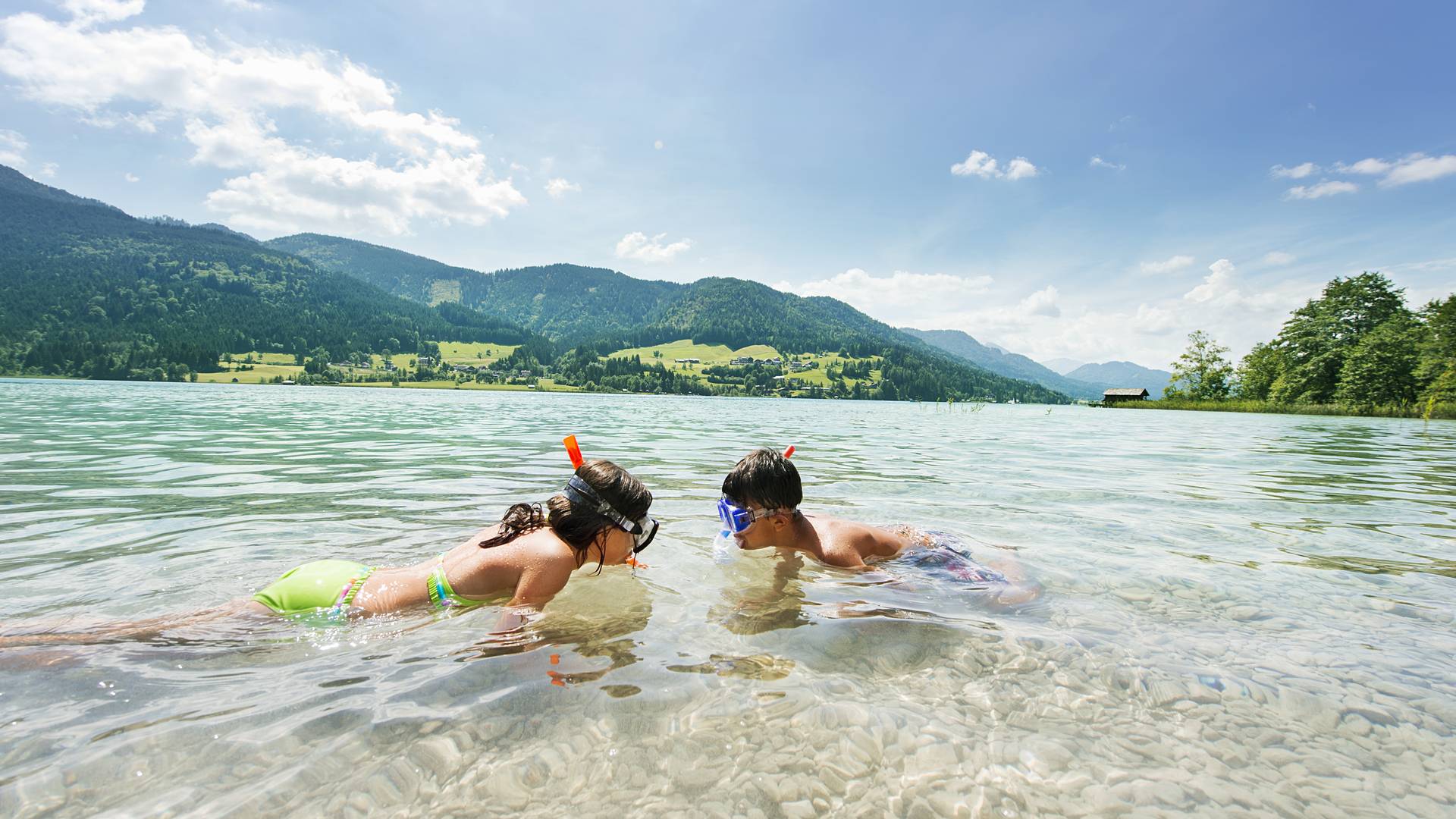 Schnorcheln am Weissensee