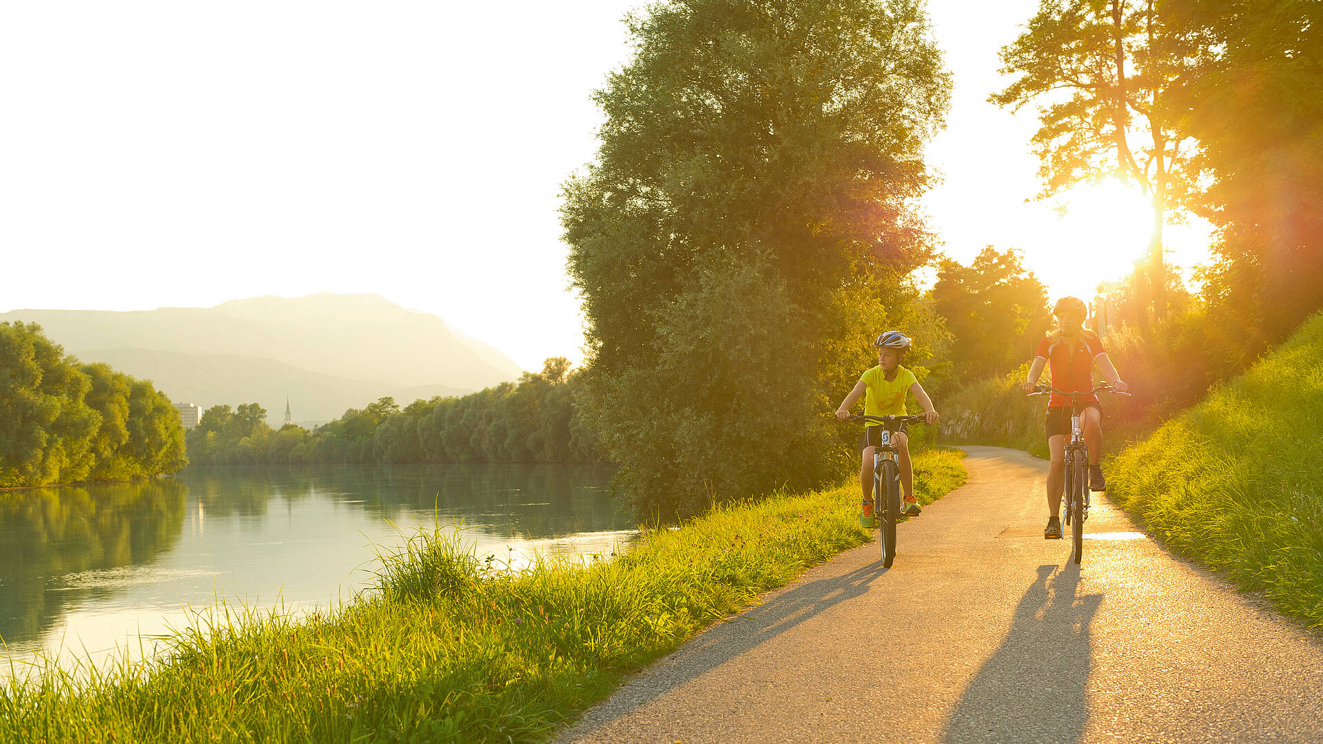 Am Drauradweg bei Villach