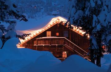 Almhütte Winteridylle