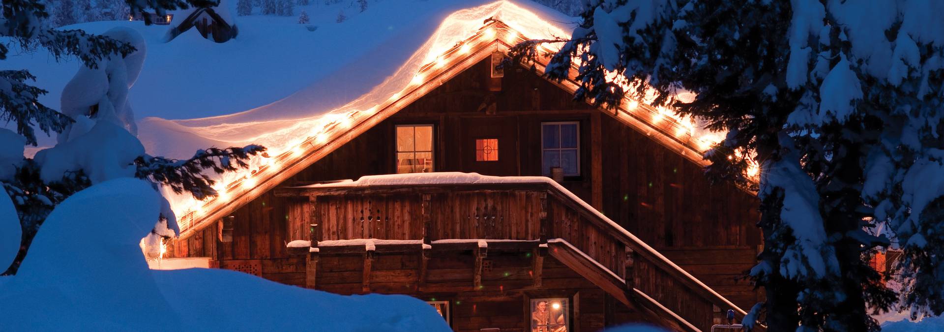 Almhütte Winteridylle