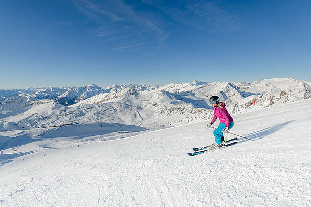 Skigenuss am Moelltaler Gletscher