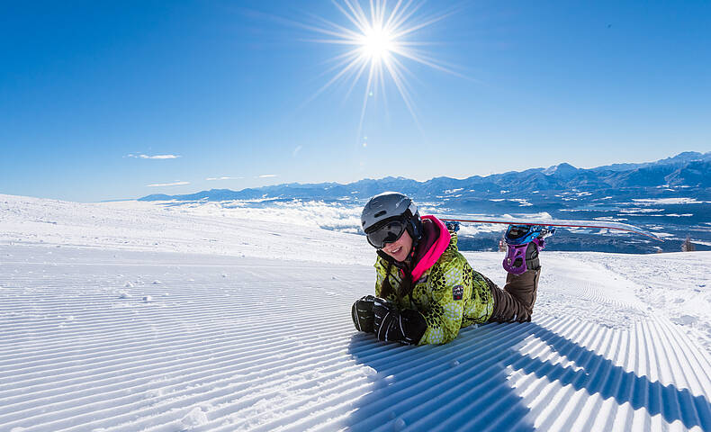 Gerlitzen Alpe Snowboarden 