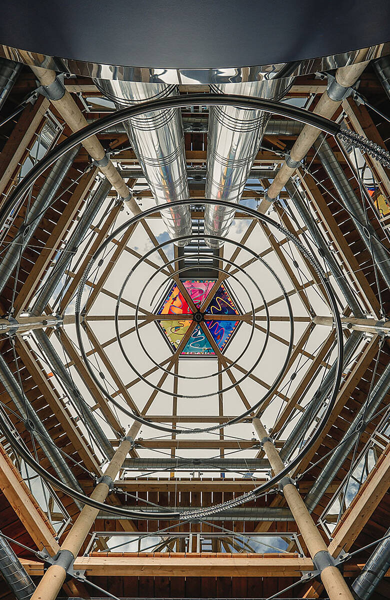 Pyramidenkogel Innenansicht