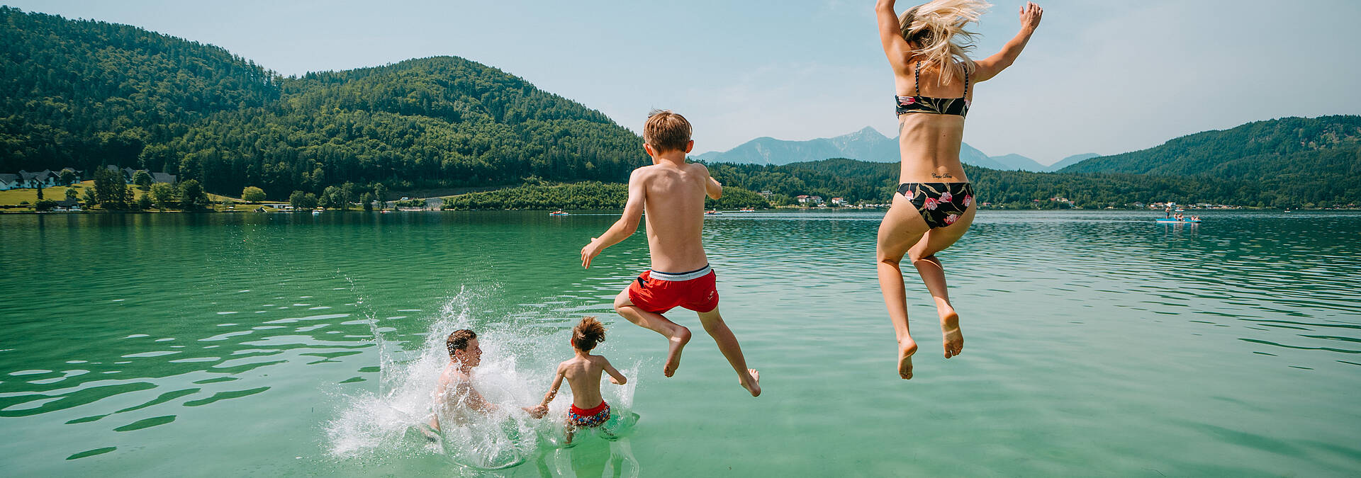 Klopeiner See - Südkärnten - Baden Familie Sommer