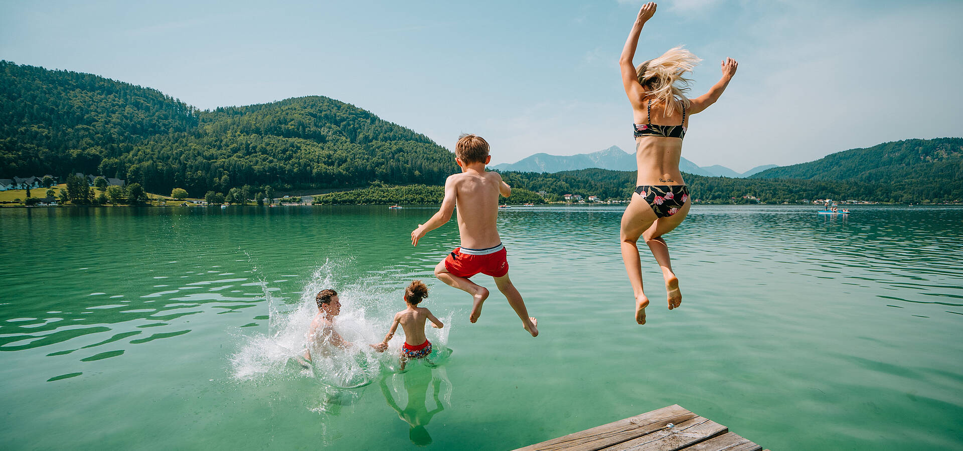 Klopeiner See - Südkärnten - Baden Familie Sommer