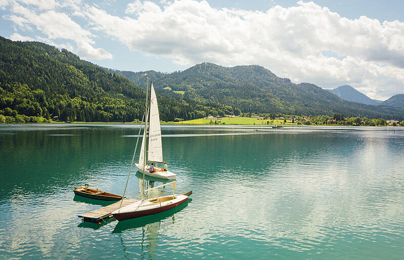 Floss und Boote Obergasser Weissensee