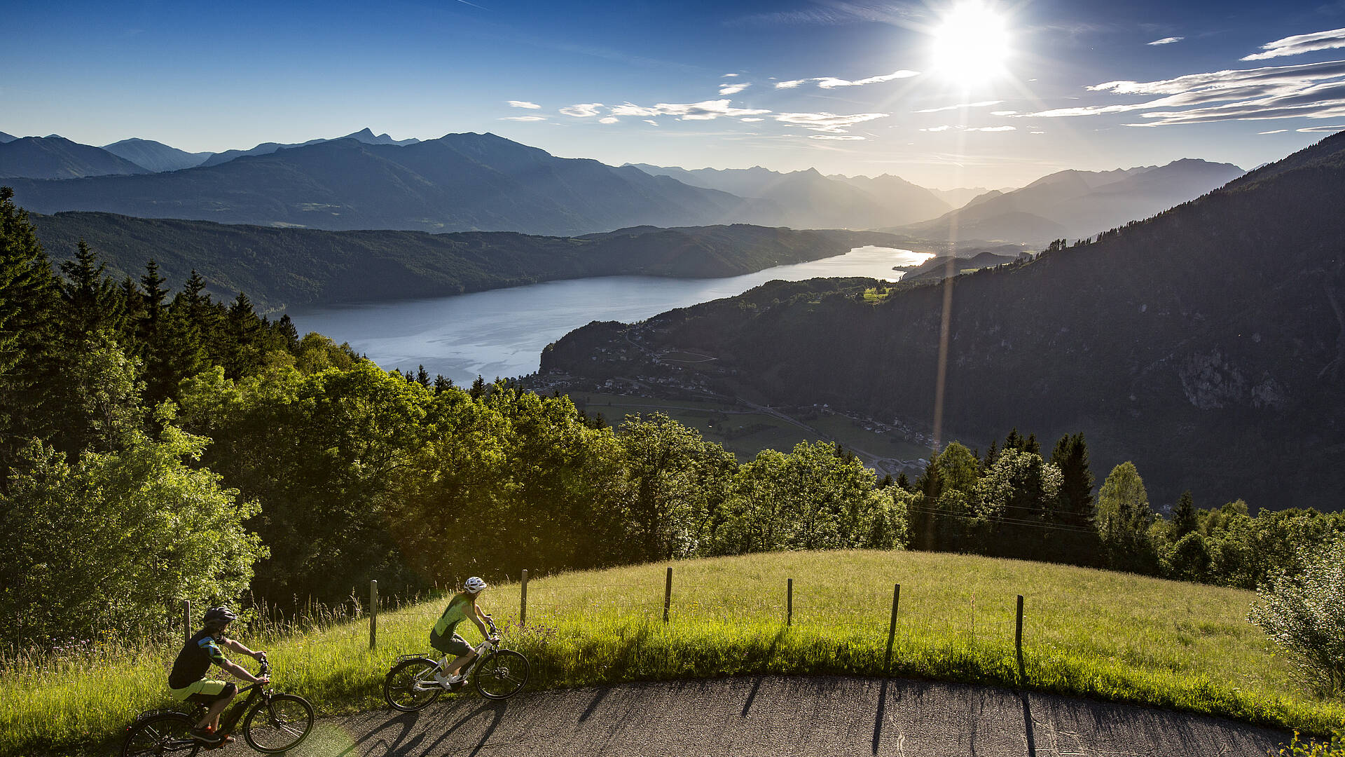 Seenschleife Etappe1 14 MillstaetterSee EBike ArchivMTG JoergReuther