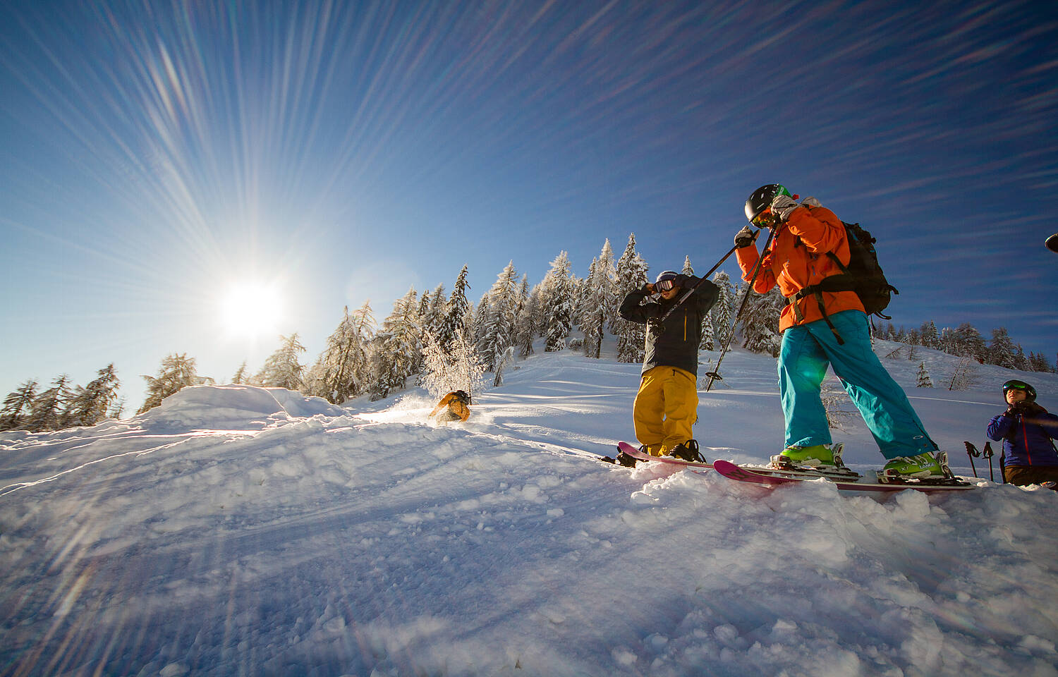 Skifahren am Goldeck