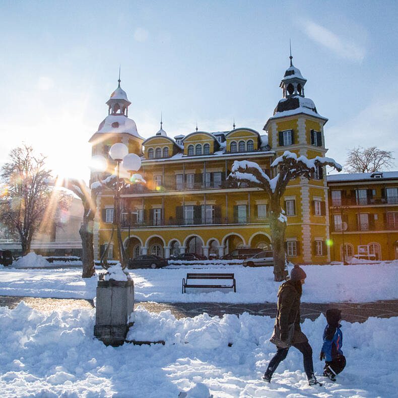 Schloss Velden im Winter © pixelpoint multimedia