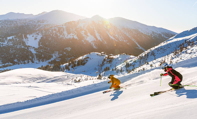 Skifahren Turracher Höhe Nockberge Winter_k