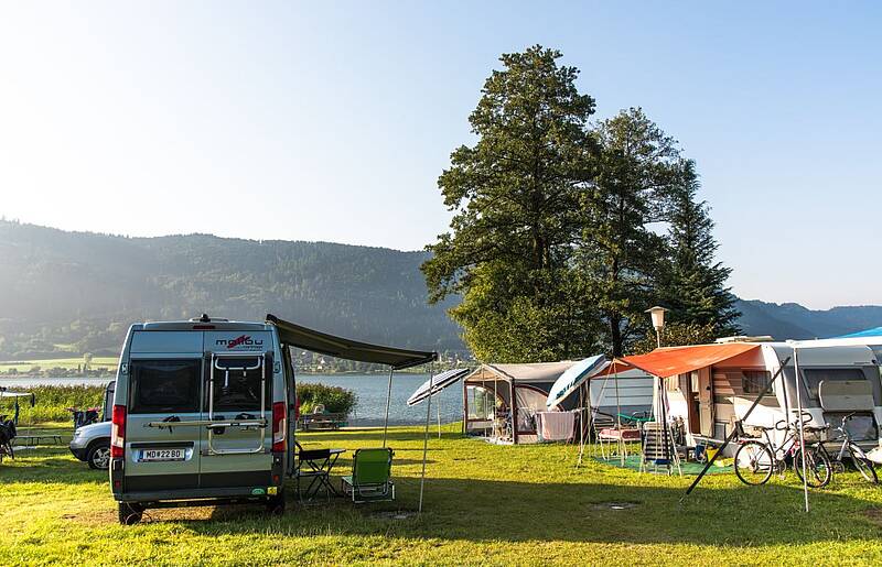 Schöne Campingplätze in Kärnten direkt am See.