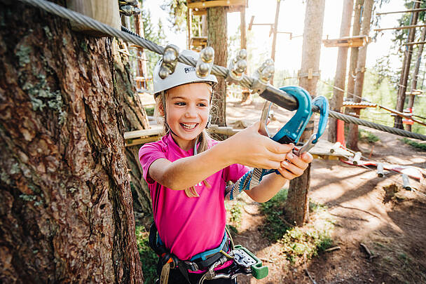 Klettern im Adventurepark Gerlitzen