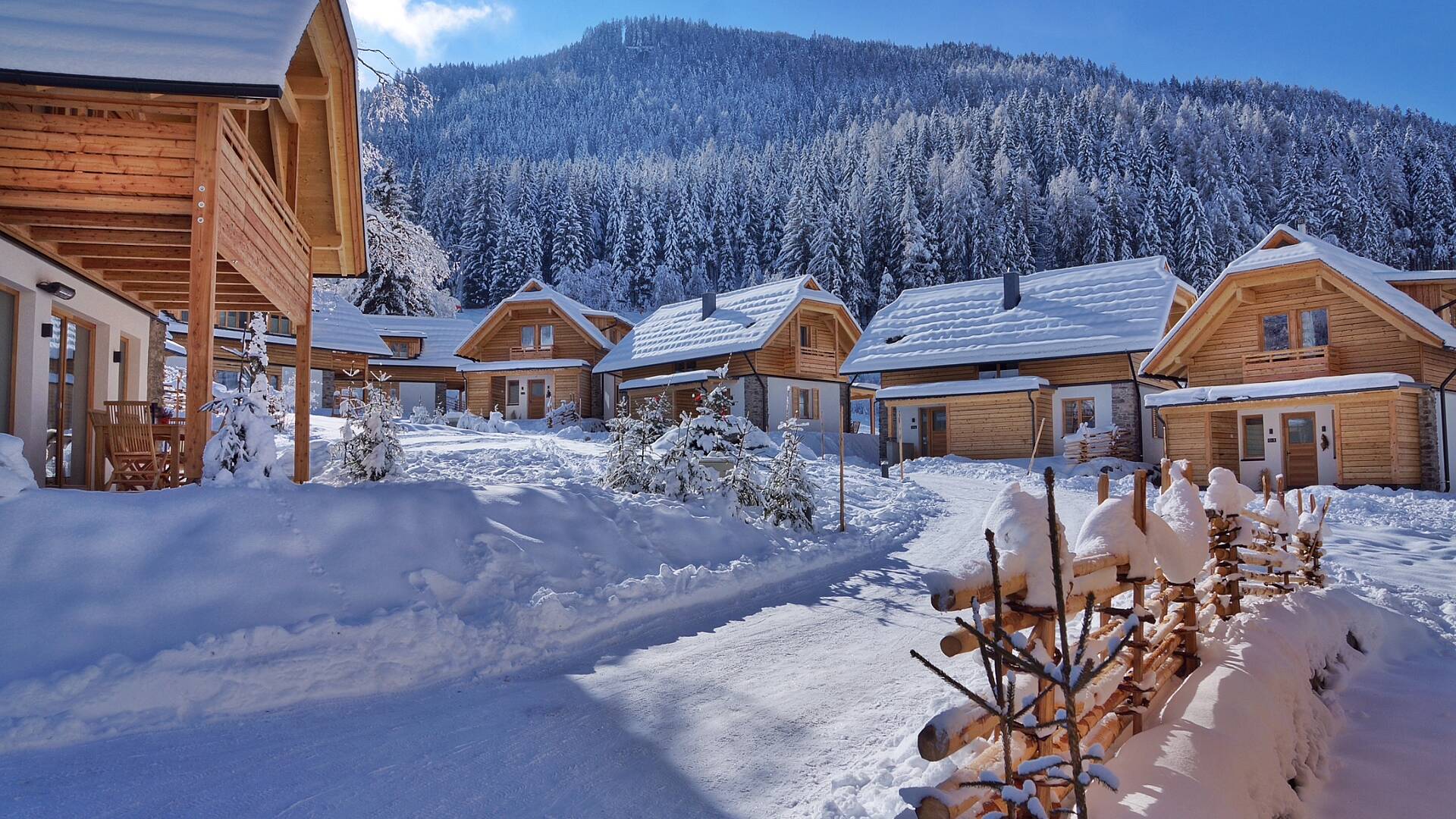 Hotel Trattlerhof in Bad Kleinkirchheim_Trattlers Hof Chalets im Winter