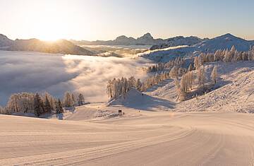 Auf den schönsten Pisten Kärntens Ski fahren lernen. 