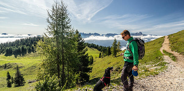 Naturel Hoteldorf Schönleitn Wandern mit Hund